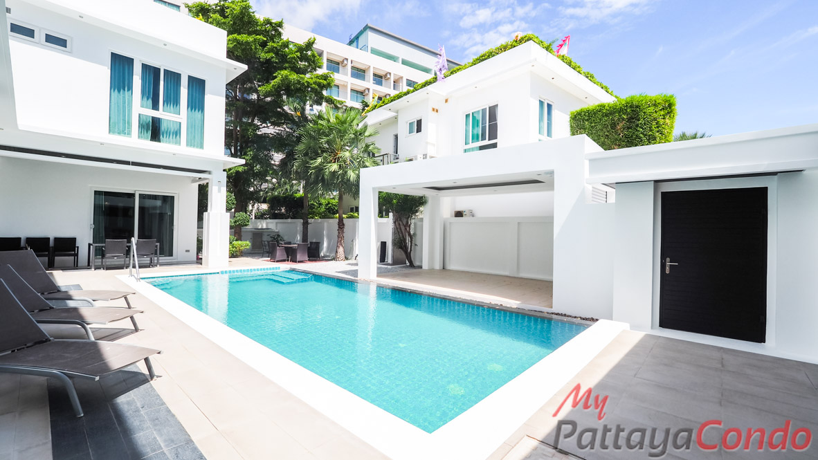 Palm Oasis Pool Villa Pattaya House For Sale - HJPO01