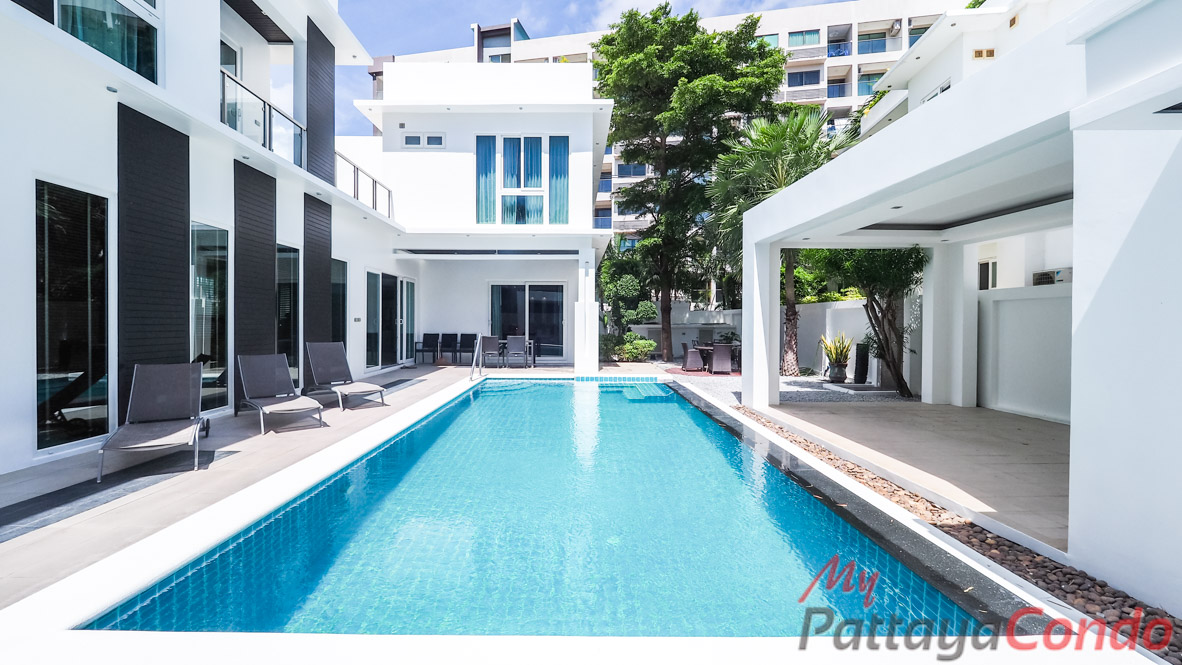 Palm Oasis Pool Villa Pattaya House For Sale - HJPO01