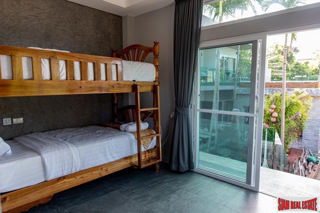 Unique Eight Bedroom + Rooftop Terrace Sea View Pool Villa for Rent in Rawai/Sai Yuan-19
