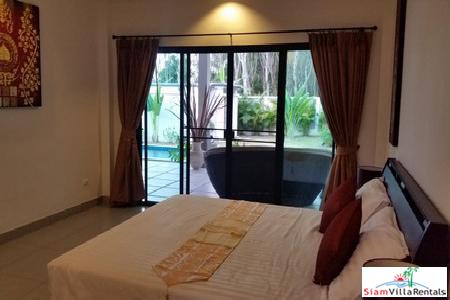 Three Bedroom Pool Villa with Lovely Garden and Terrace in Rawai for Rent