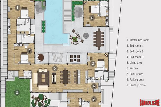 Luxurious Six Bedroom Estate Pool Villa Living in Secluded Rawai