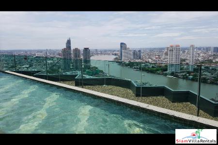 Rhythm Sathorn | River View One Bedroom Condo for Rent near BTS station