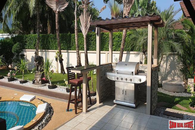 Four Bedroom Balinese Style Pool Villa for Sale on the East Coast of Phuket