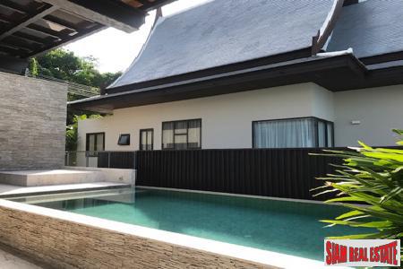 Ocean Front and Sea Views from this Thai Style Six Bedroom Home in Koh Sirey, Phuket