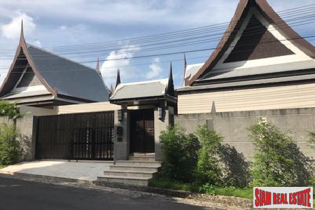 Ocean Front and Sea Views from this Thai Style Six Bedroom Home in Koh Sirey, Phuket