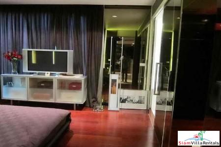 Manhattan Chit Lom | Spacious Living & City Views from this Two Bedroom Condo for Rent in Ratchathewii