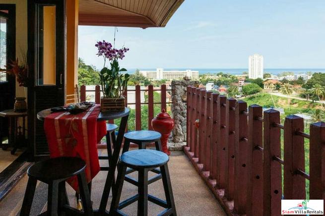 Fantastic Sea Views from this Three Bedroom House Located in the Hills of Karon