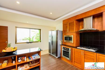 Panoramic Ocean and Lush Mountain Views from this Three Bedroom in Nai Thon