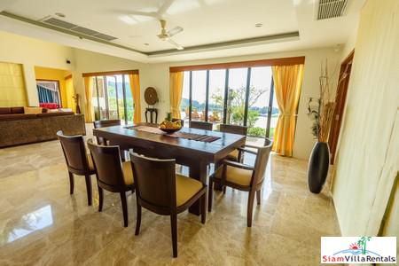 Panoramic Ocean and Lush Mountain Views from this Three Bedroom in Nai Thon