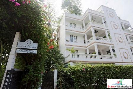 Navin Mansion | Penthouse 3 Bed Duplex at a Boutique Apartment Block of only 8 Units in Tropical Grounds at Yan Nawa - Pets Allowed-0
