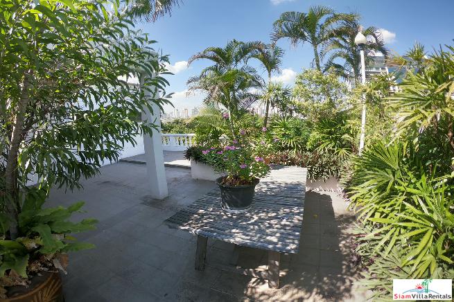 Navin Mansion | Penthouse 3 Bed Duplex at a Boutique Apartment Block of only 8 Units in Tropical Grounds at Yan Nawa - Pets Allowed-21