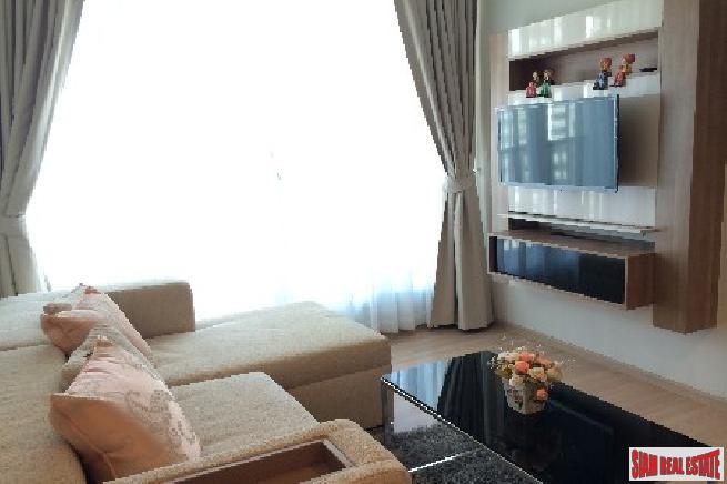 Rhythm Sathorn | Views of the River from the 15th Floor One Bedroom Apartment for Rent