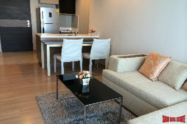 Rhythm Sathorn | Views of the River from the 15th Floor One Bedroom Apartment for Rent