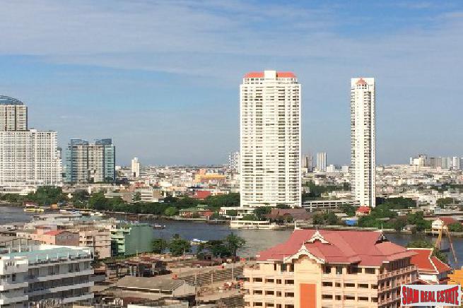 Rhythm Sathorn | Views of the River from the 15th Floor One Bedroom Apartment for Rent