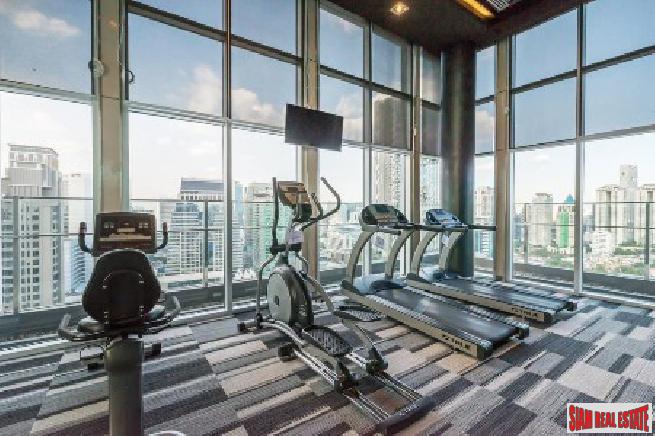 Rhythm Sathorn | Views of the River from the 15th Floor One Bedroom Apartment for Rent