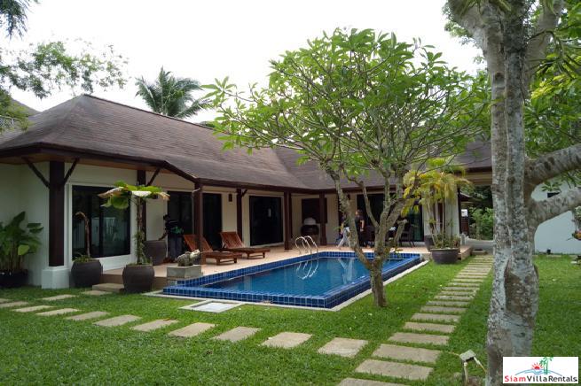 Three Bedroom Bali-Style Pool Villa for Rent in Rawai
