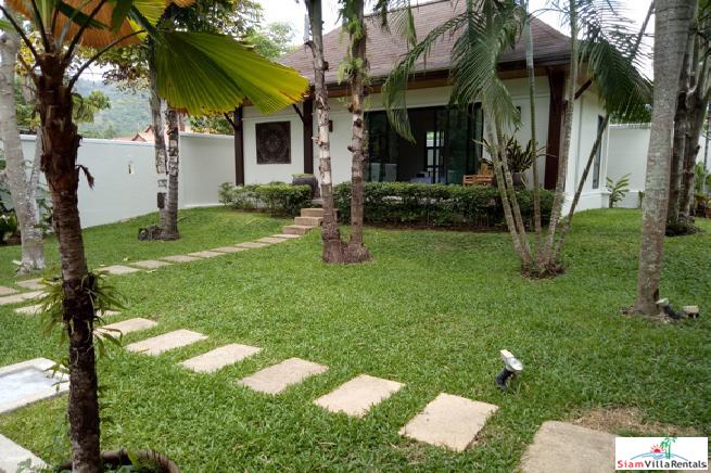 Three Bedroom Bali-Style Pool Villa for Rent in Rawai