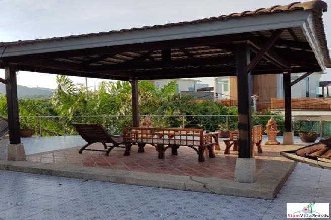 Contemporary Thai Style Three Bedroom House with Fantastic Sea Views in Rawai-15