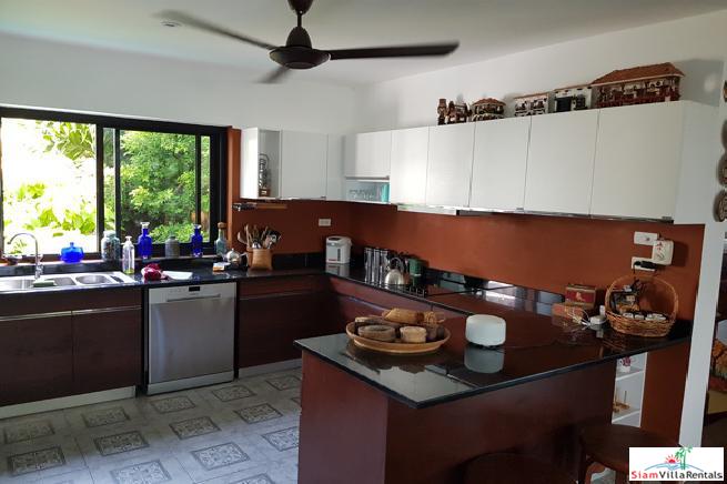 Contemporary Thai Style Three Bedroom House with Fantastic Sea Views in Rawai-6