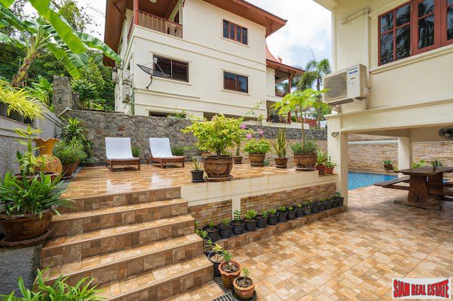 Private Three Storey Contemporary Thai Style Pool Villa in Kata, Phuket