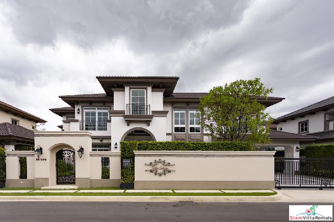 Nantawan Bangna| New Two Storey Four Bedroom House Situated on a Corner Lot in Bangna