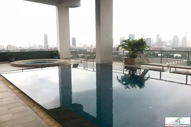 Lake Green | Fabulous City Views from this Two Bedroom Condo Near Benchakiti Park, Nana-21