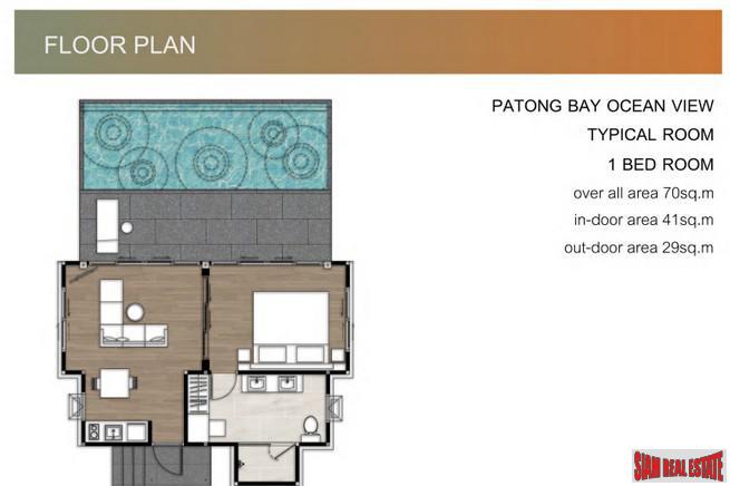 Recently Cmpleted Unique One Bedroom Villas with Spectacular Sea Views in Patong