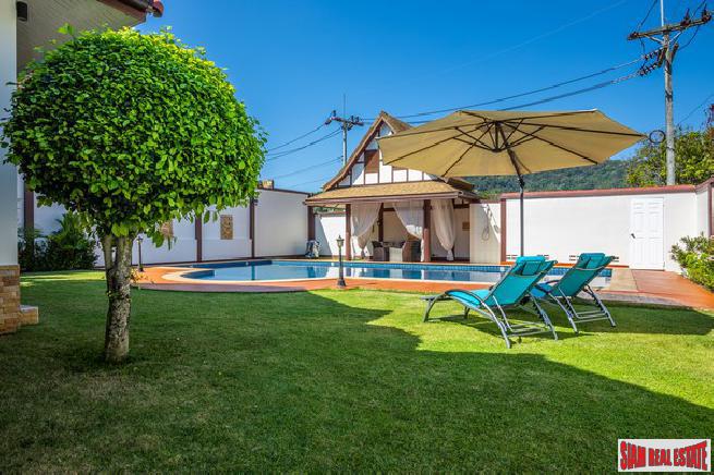 Status Villa Nai Harn | Private Three Bedroom Pool Villa with Large Yard and Gardens for Rent-2
