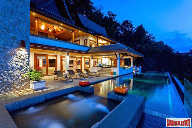Baan Thai Surin Hill Estate | Amazing Five Bedroom Villa With Andaman Sea Views in an Exclusive Estate