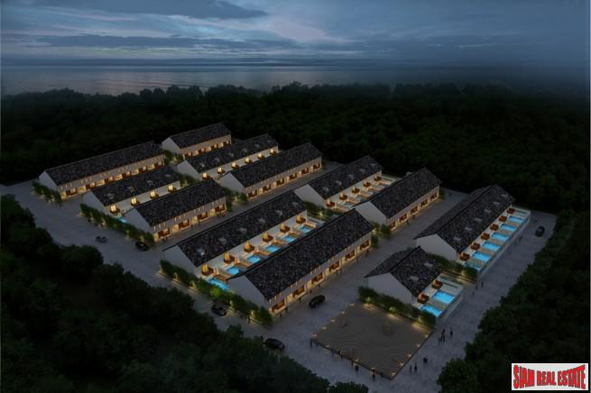 Modern Two Storey Two Bedroom Development with Private Swimming Pools in Nai Harn