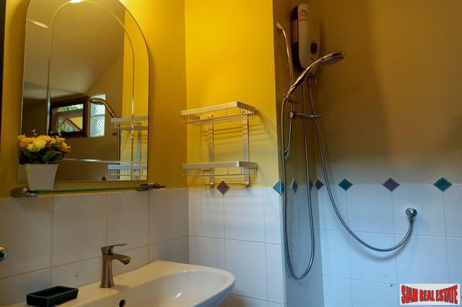 Large Private Four Bedroom House with Pool for Rent on One Rai of Land in Chalong-9