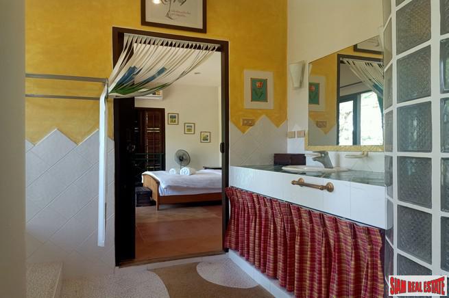 Large Private Four Bedroom House with Pool for Rent on One Rai of Land in Chalong-20