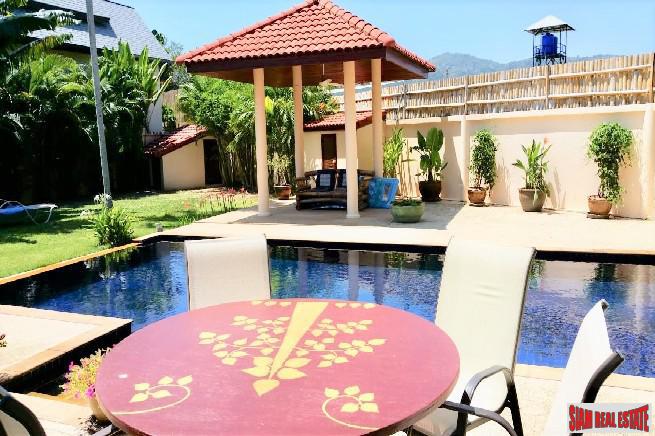 Thai Style Three Bedroom Pool Villa with Large Garden for Sale in Rawai-11