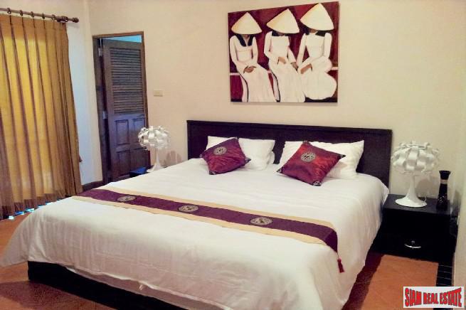 Thai Style Three Bedroom Pool Villa with Large Garden for Sale in Rawai