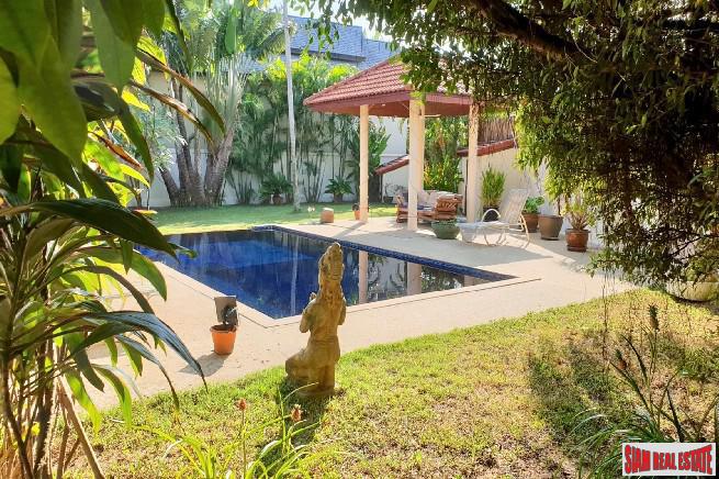 Thai Style Three Bedroom Pool Villa with Large Garden for Sale in Rawai