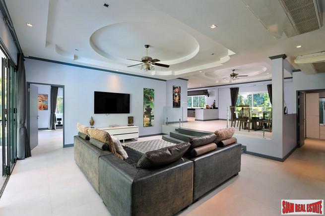 Private Five Bedroom Pool Villa with Spacious Rooms and Large Gardens for Sale in Kamala
