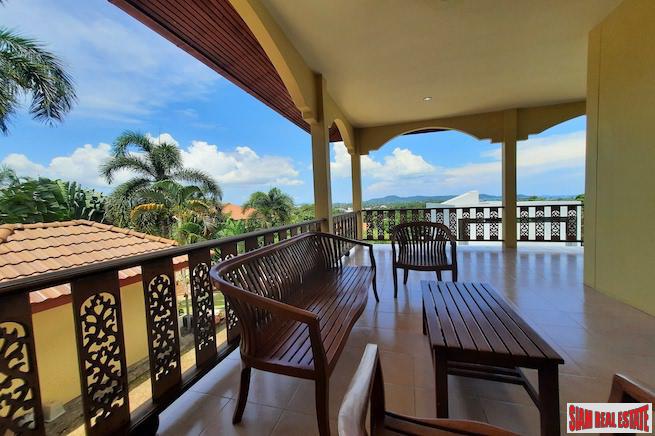 Spectacular Sea Views from this Three Bedroom Two Storey House for Sale in the Chalong Hills