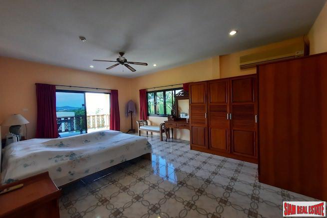 Spectacular Sea Views from this Three Bedroom Two Storey House for Sale in the Chalong Hills