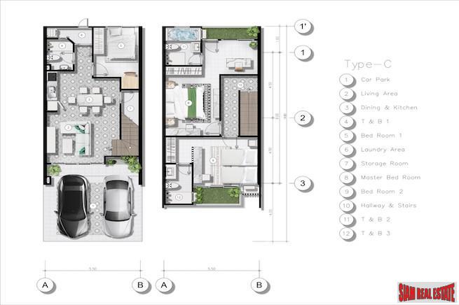 New Distinctive Mediterranean Style Two & Three Bedroom Villa Development for Sale in Yamu