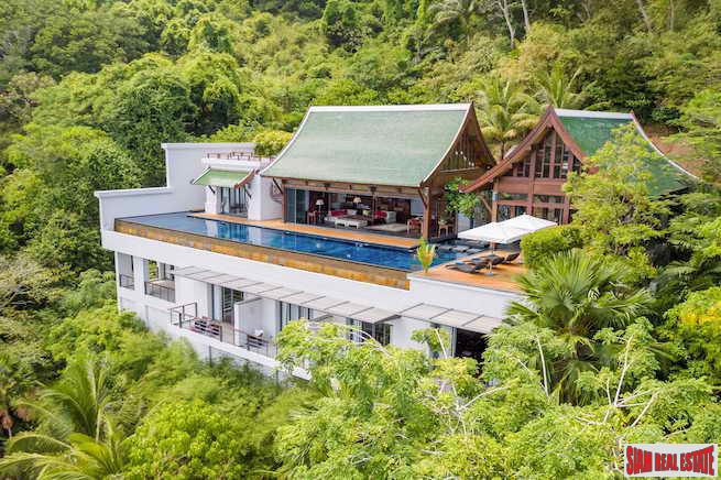 Malaiwana | Sea View Four Bedroom Villa for Sale in Naithon Beach on Phuket's West Coast