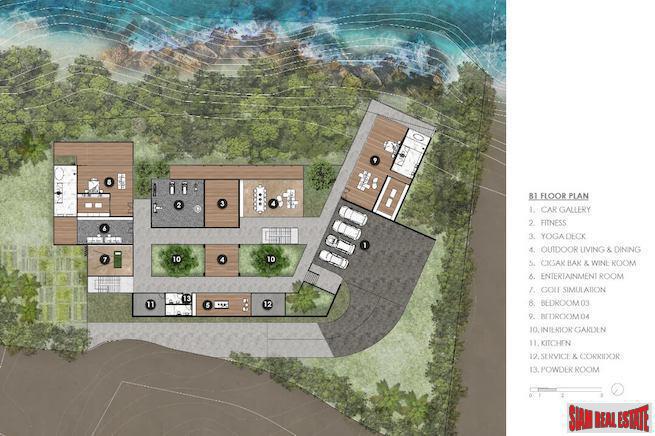 Exclusive Luxury Ocean Front Villas for Sale in a Panoramic Private Cape Yamu Estate