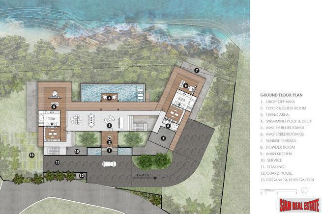 Exclusive Luxury Ocean Front Villas for Sale in a Panoramic Private Cape Yamu Estate