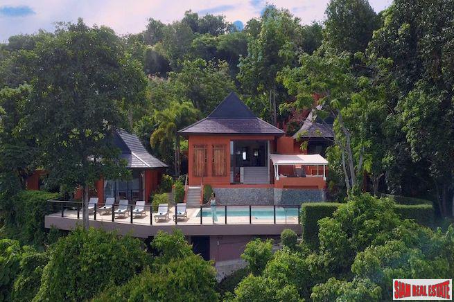 Exclusive Ocean Front Sea View Villa with 180 Degree Views for Sale in Cape Panwa