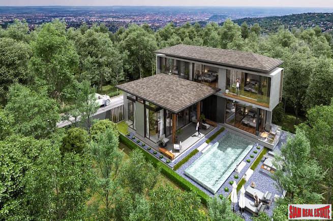 Exceptional 3 & 4 Bedroom Modern Loft Development with Private Pools in the Hills of Bang Tao