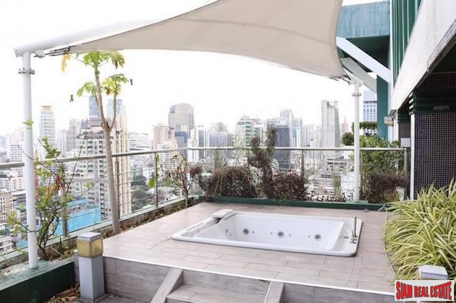 Wind Sukhumvit 23 | Exceptional Three Bedroom Duplex with Private Jacuzzi Terrace for Sale in Asoke