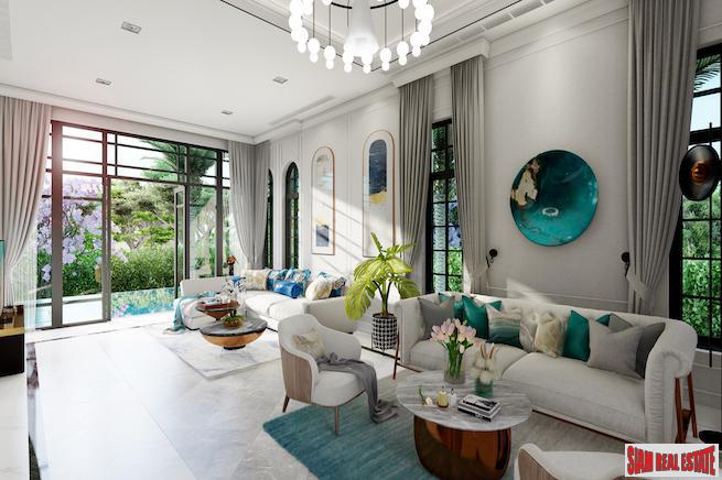 Exclusive New Three Bedroom Pool Villas and Commercial Units in Private Cherng Talay Estate