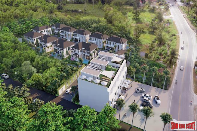 Exclusive New Three Bedroom Pool Villas and Commercial Units in Private Cherng Talay Estate