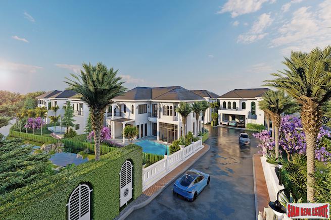 Exclusive New Three Bedroom Pool Villas and Commercial Units in Private Cherng Talay Estate