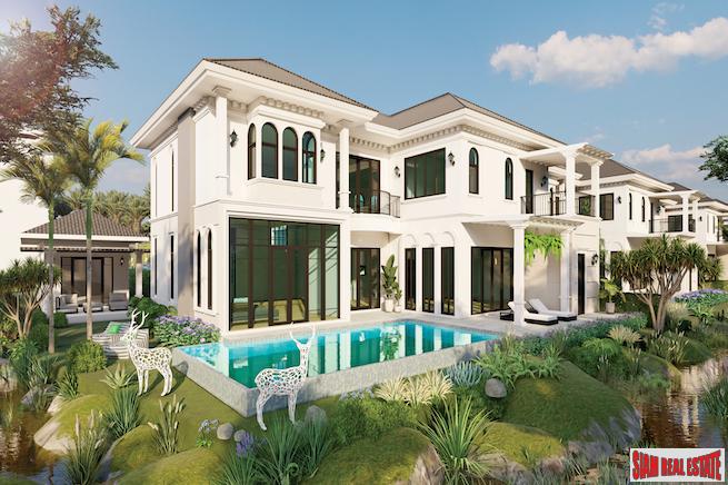 Exclusive New Three Bedroom Pool Villas and Commercial Units in Private Cherng Talay Estate