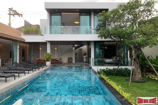 New Modern Four Bedroom Private Pool Villa for Sale in a Quiet Rawai Residential Area